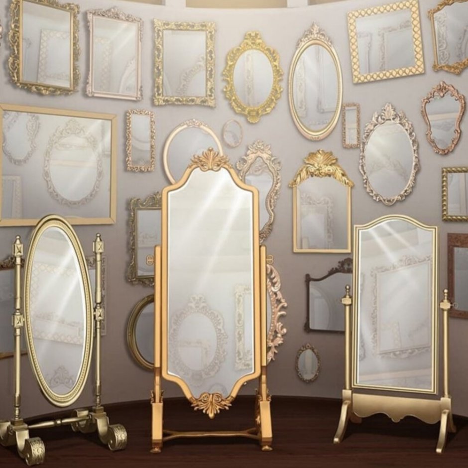 Комната с зеркалом аниме