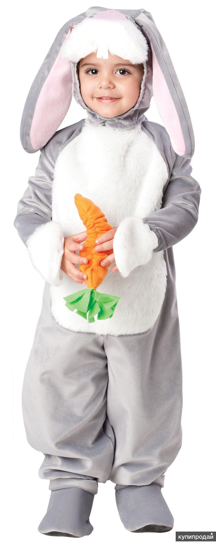 Детский костюм зайчика на новый год
