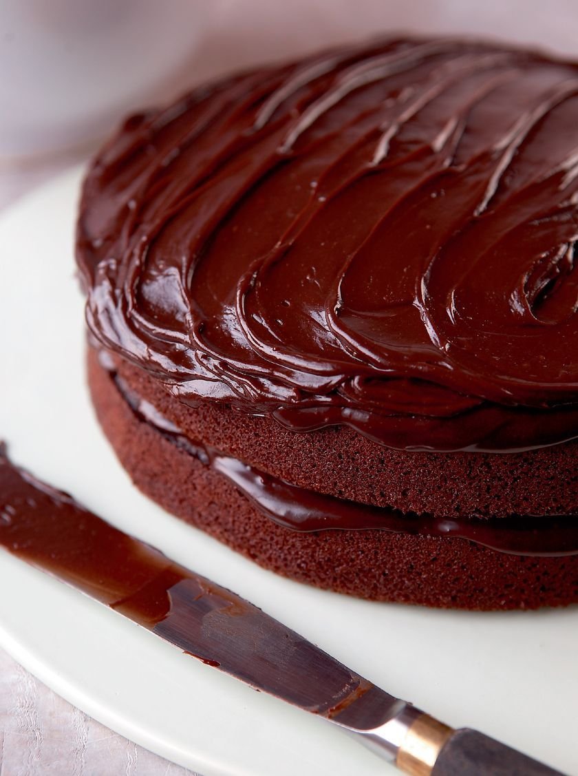 Шоколадная помадка для торта