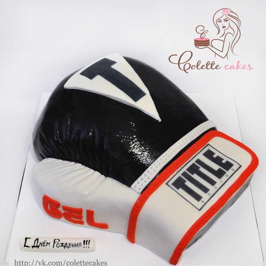 Торт боксерская перчатка фото