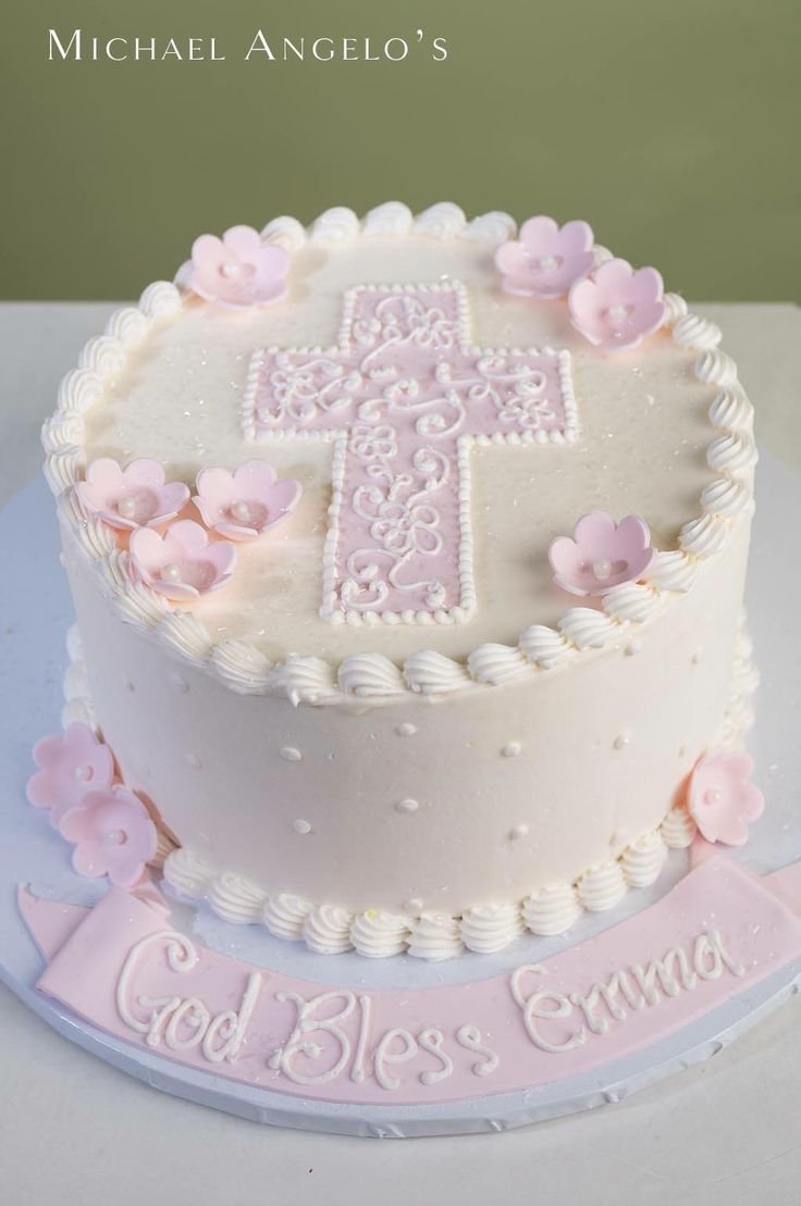 Торт на крестины