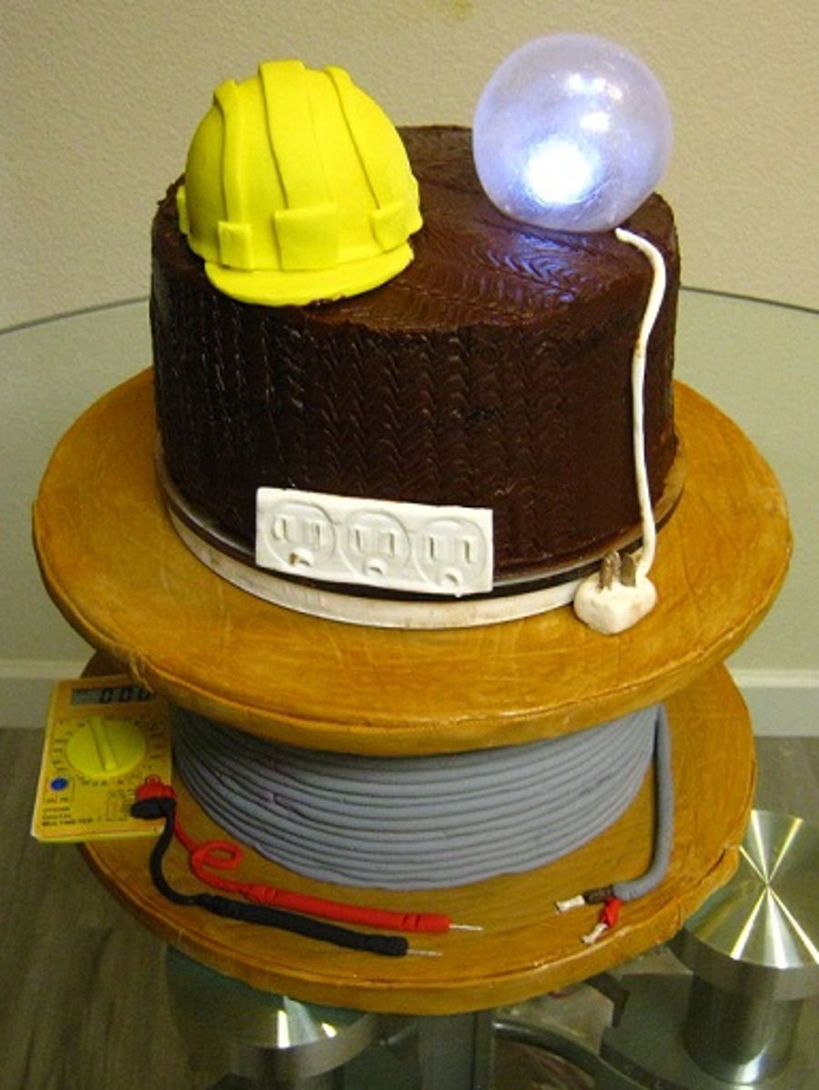 Торт для мужа электрика