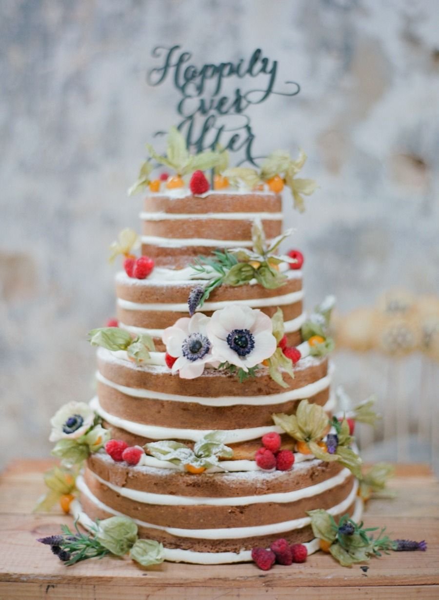 Свадебный торт в стиле лофт