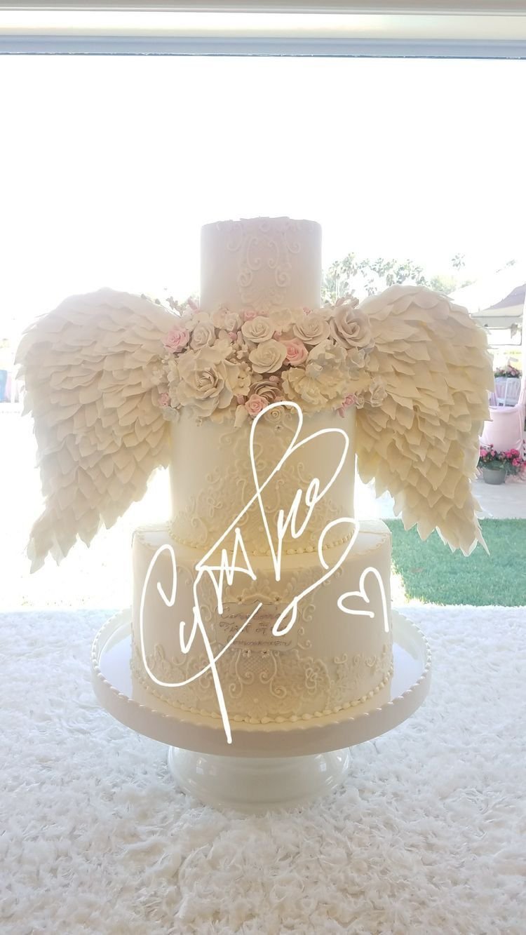 Торт в виде ангела