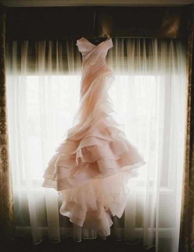 Свадебное платье из тюли