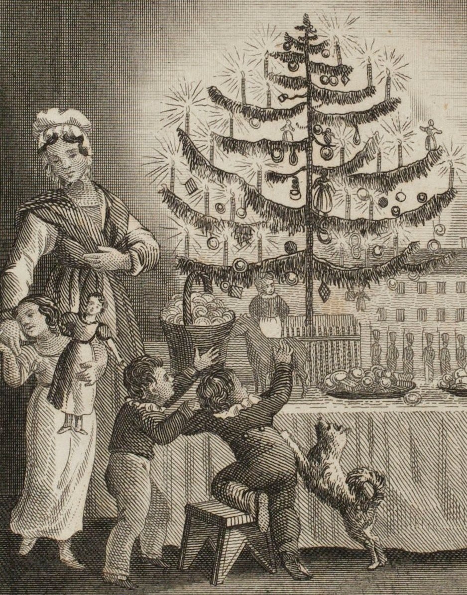 Первая общественная Рождественская елка в Петербурге 1852 год