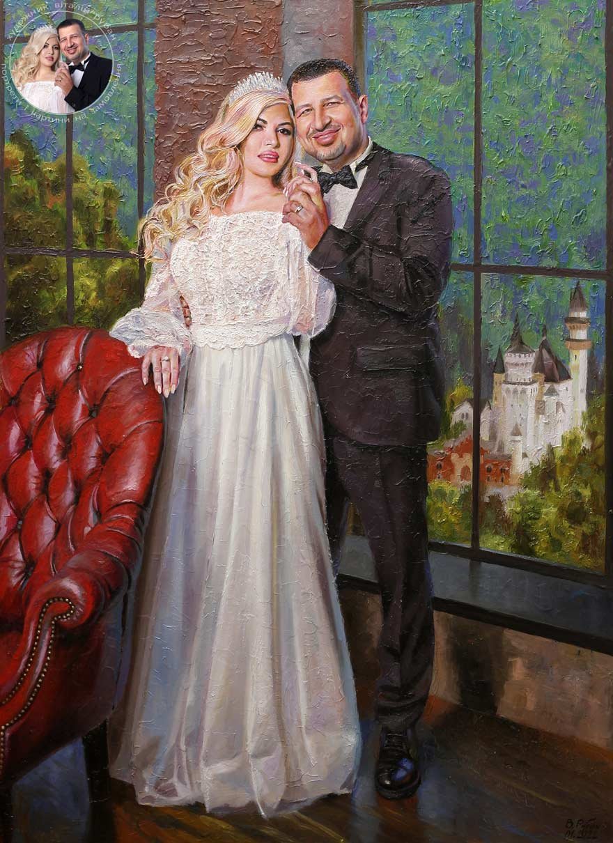 Свадебный портрет на заказ