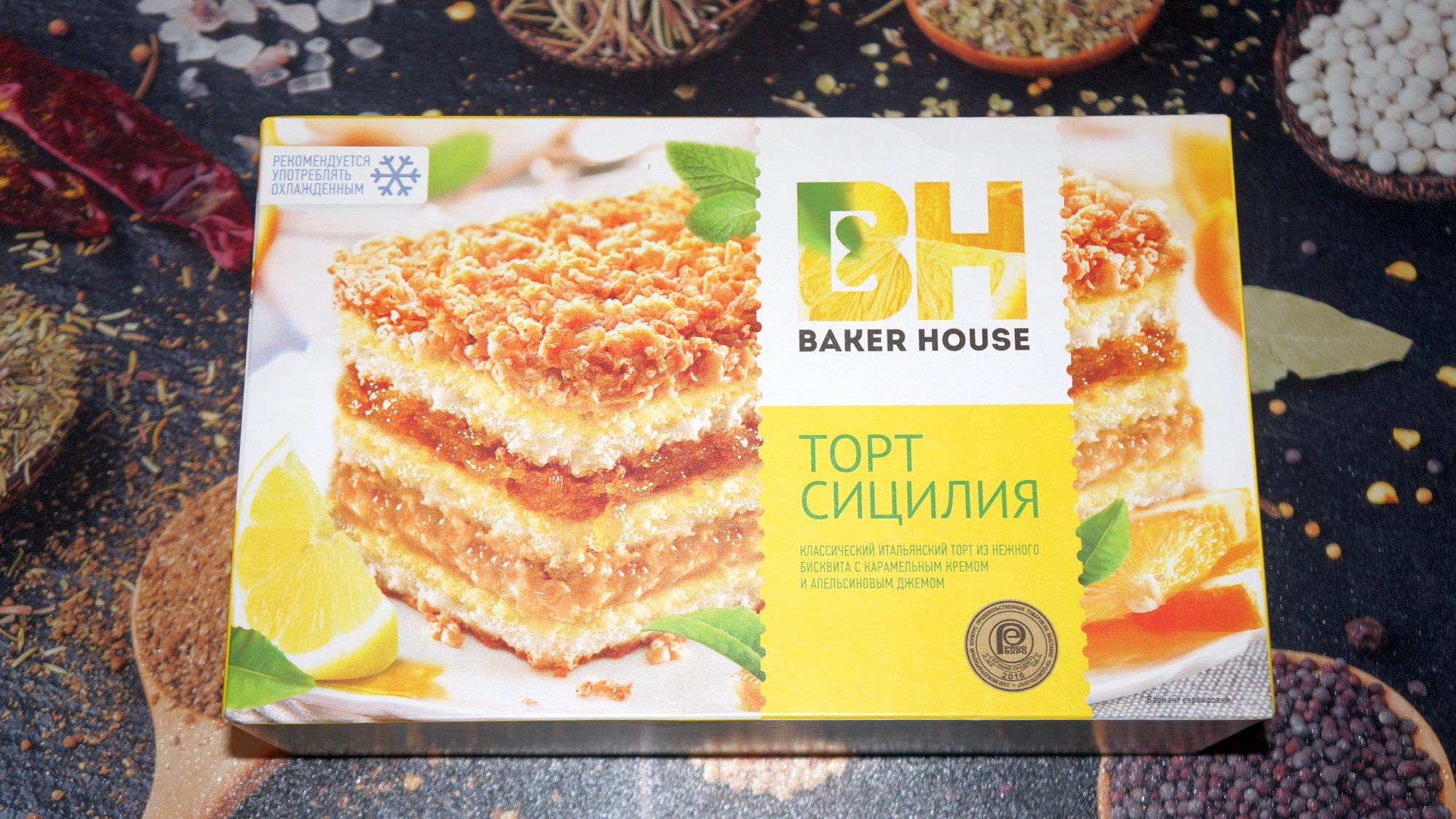 Торт бисквитный Baker House медовик