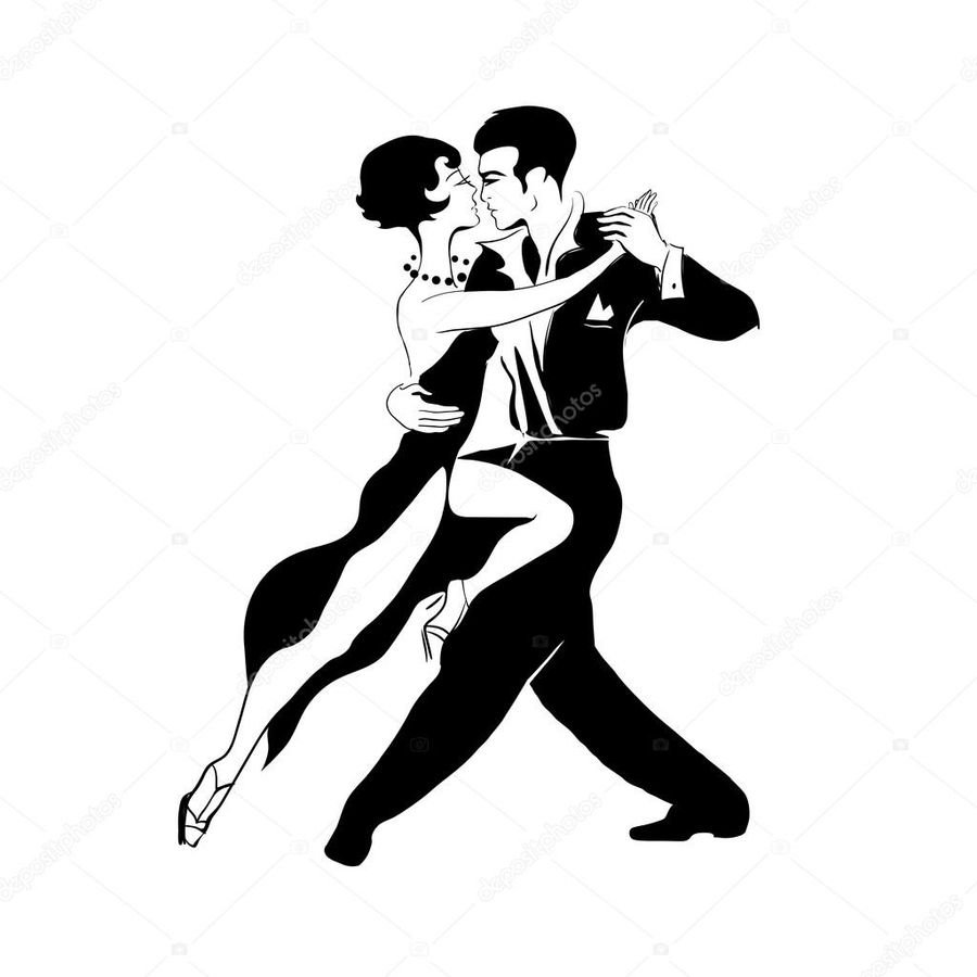 Стилизованная Танцующая пара