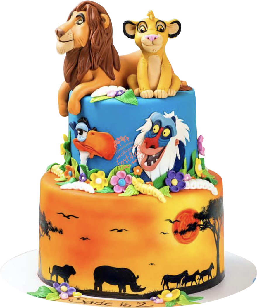 Торт Король Лев для мальчика