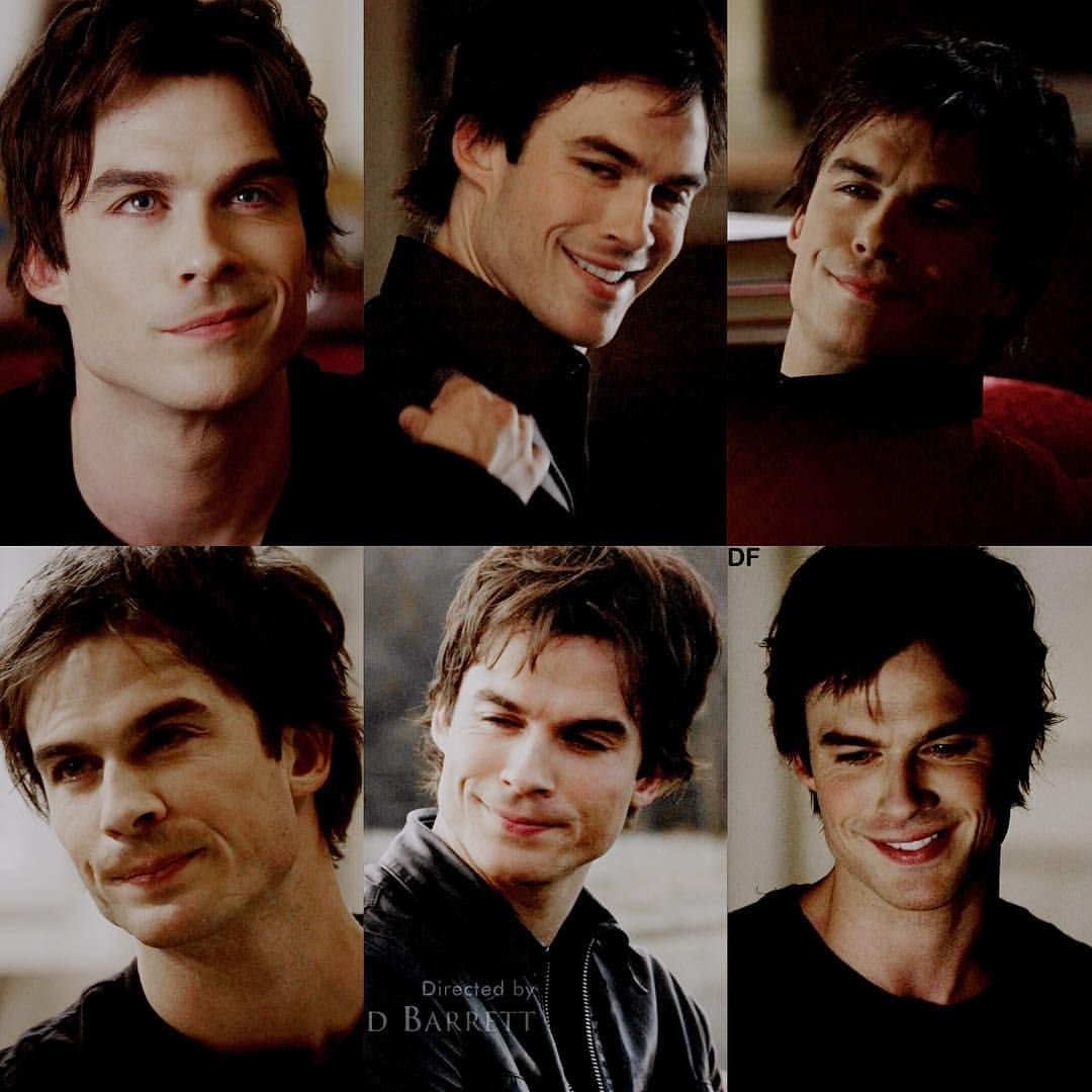 Damon Salvatore smile