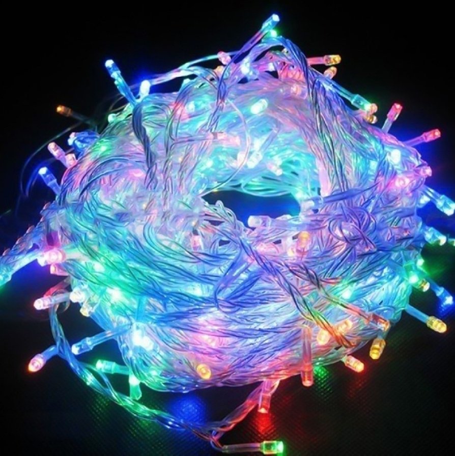 Гирлянда led (200 ламп, цветная), 20 метров