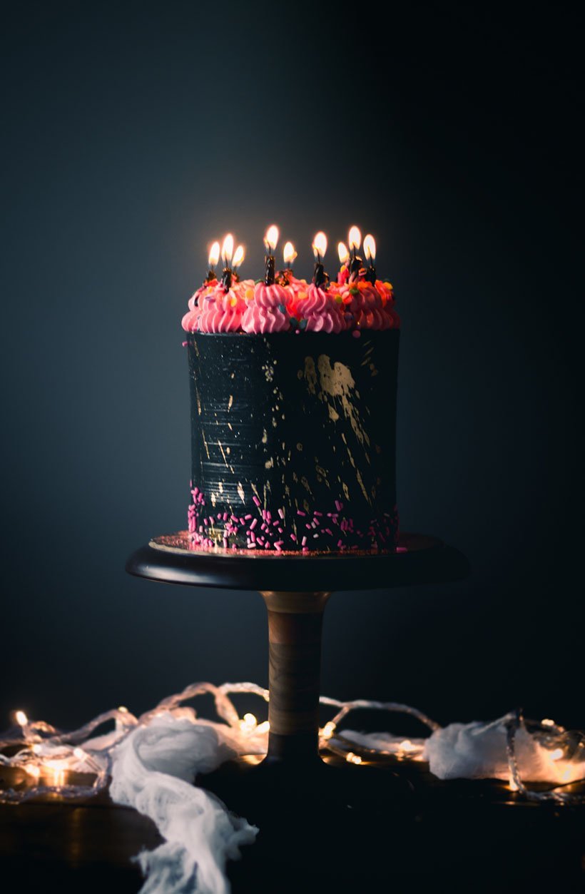 Тортик со свечами