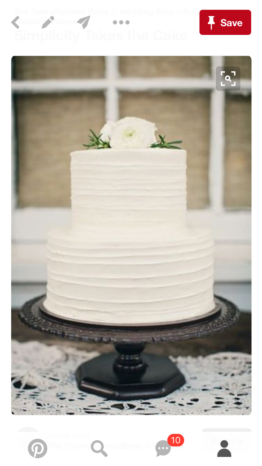 Свадебный торт белый большой