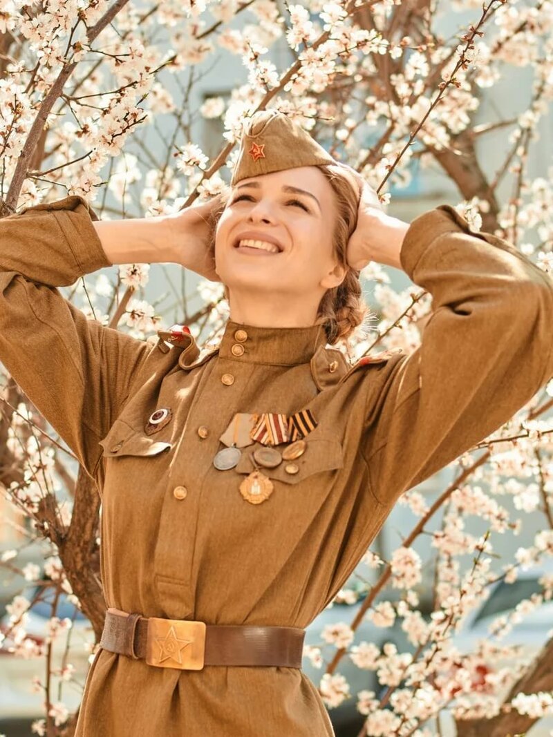 Фотосессия в стиле военных лет