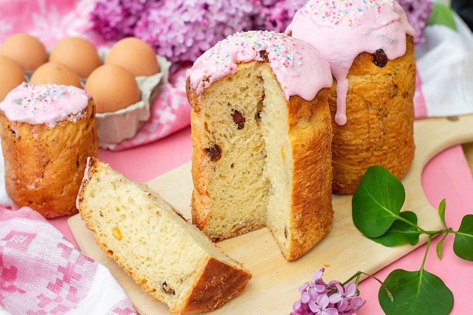 Кулич без глазури