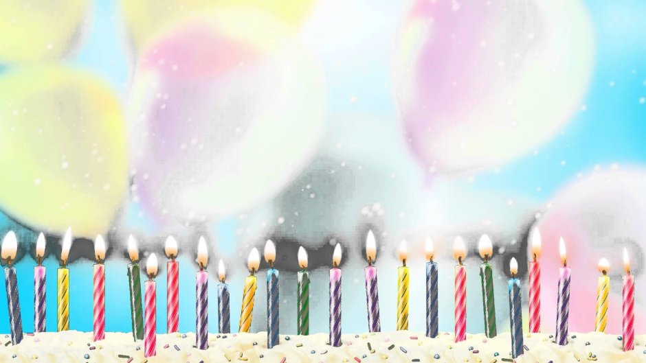 Happy Birthday стильные открытки
