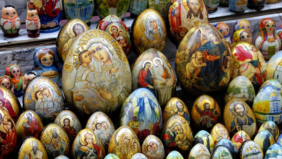 Пасхальное яйцо Россия