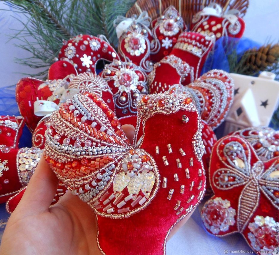 Декор новогодних игрушек
