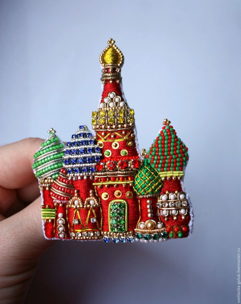 Брошь тигр из бисера