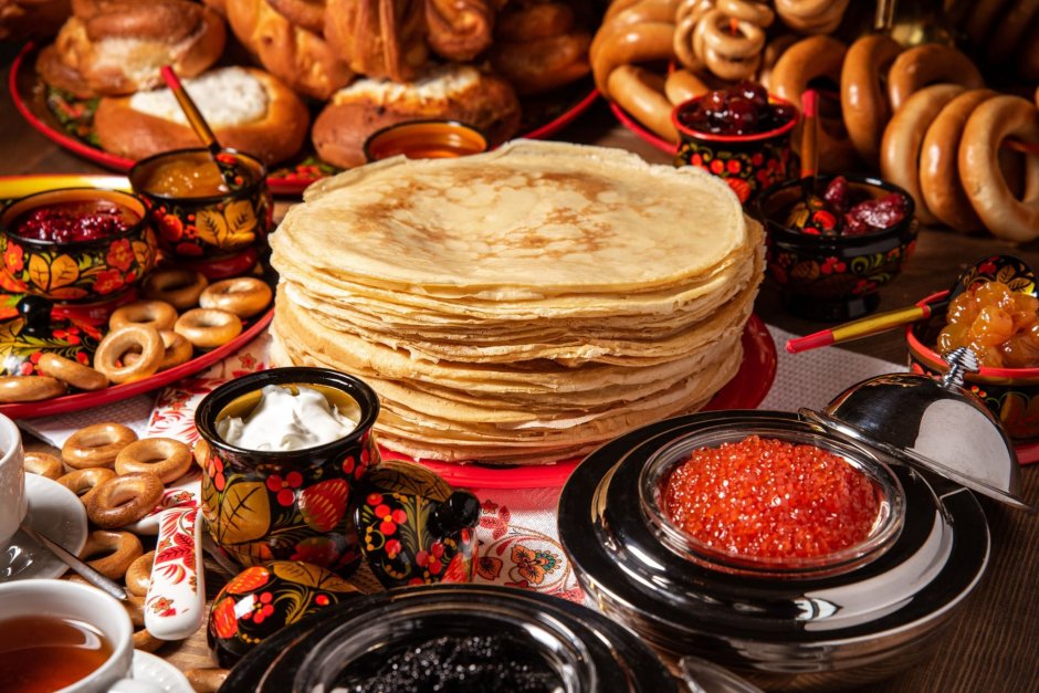 Блины с маслом