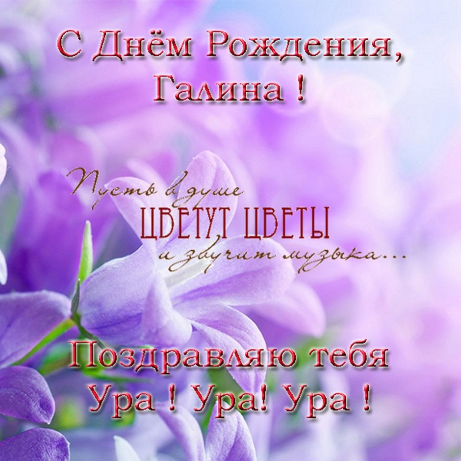 Поздравления с днём рождения