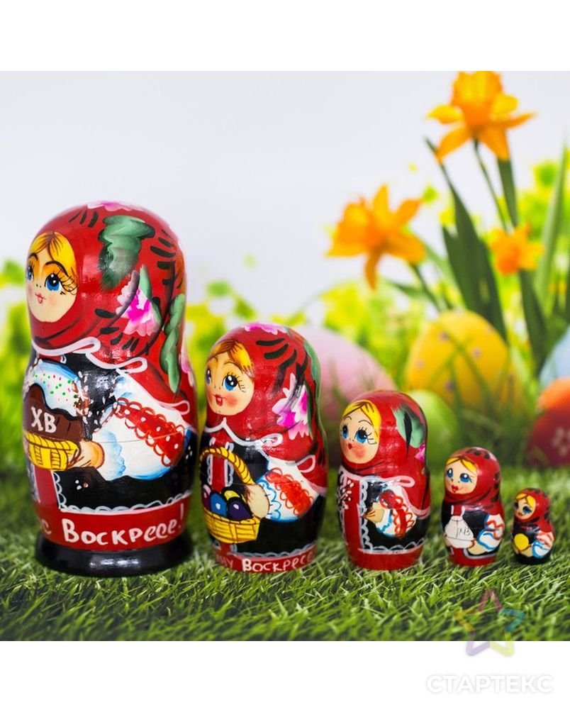 Пасхальная Матрешка валдбериес
