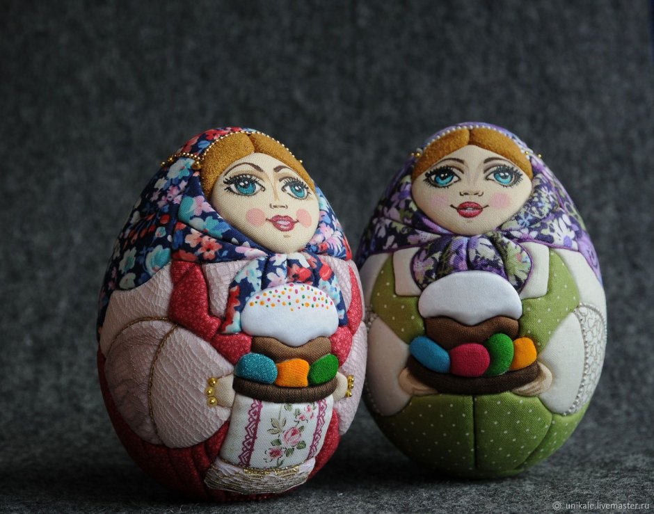 Пасхальные яйца матрешки