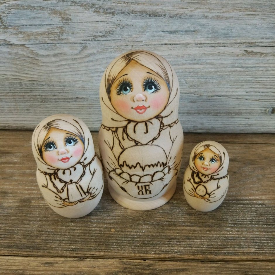 Красивые матрешки к Пасхе