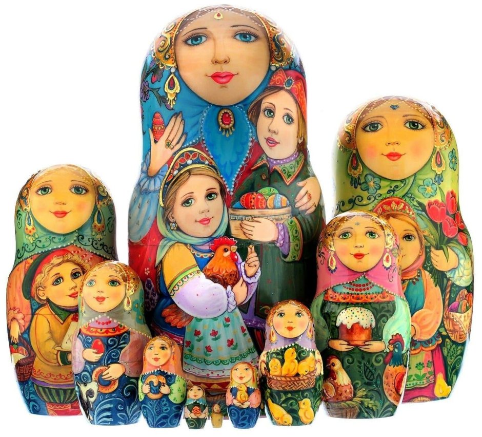 Пасхальные матрешки