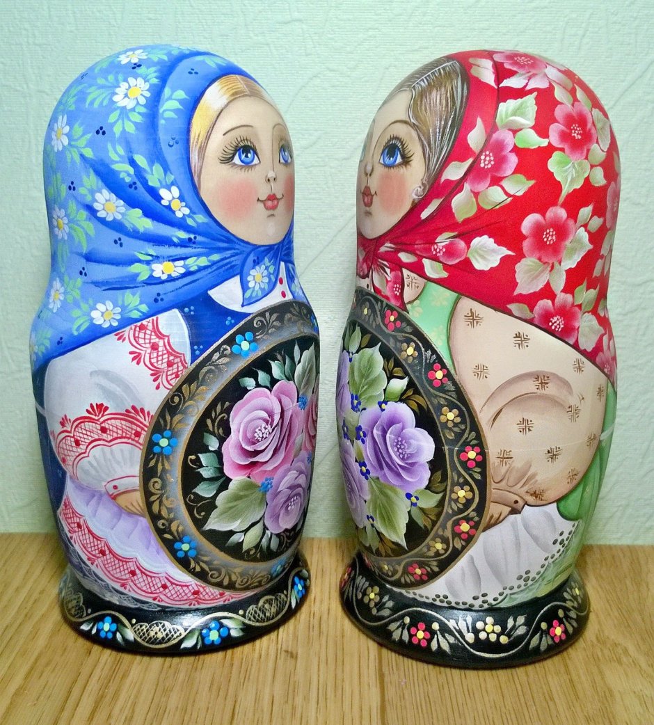 Матрешка блондинка