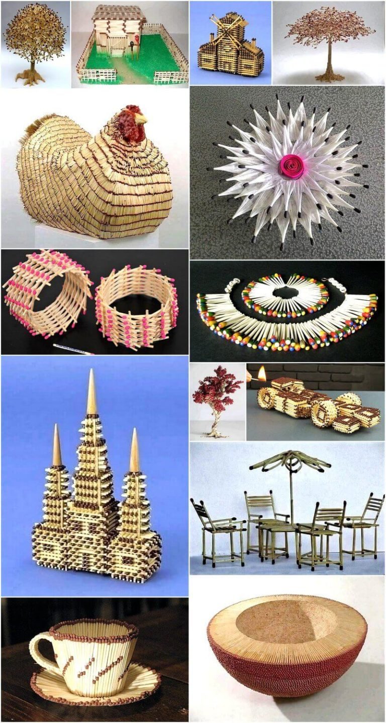 Поделки из спичек кораблик