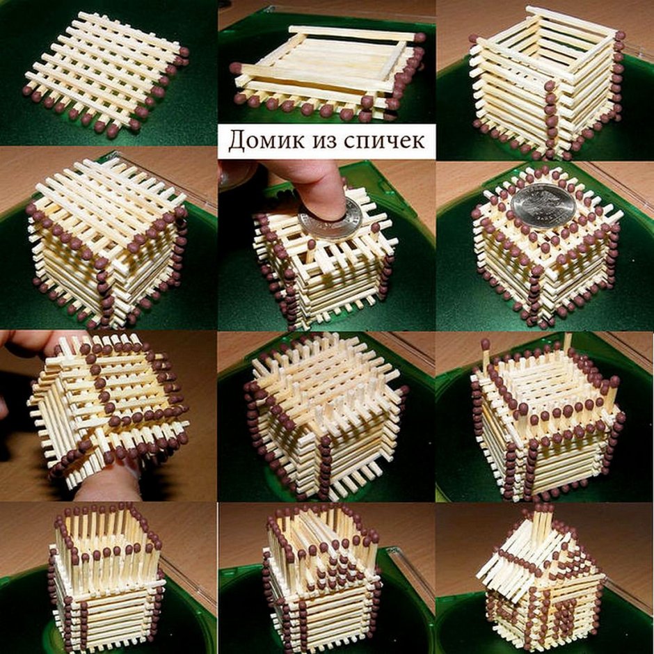 Подставка из спичек