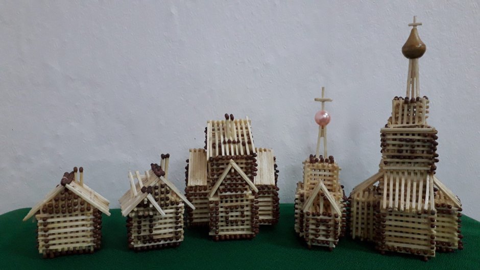 Композиция из спичек