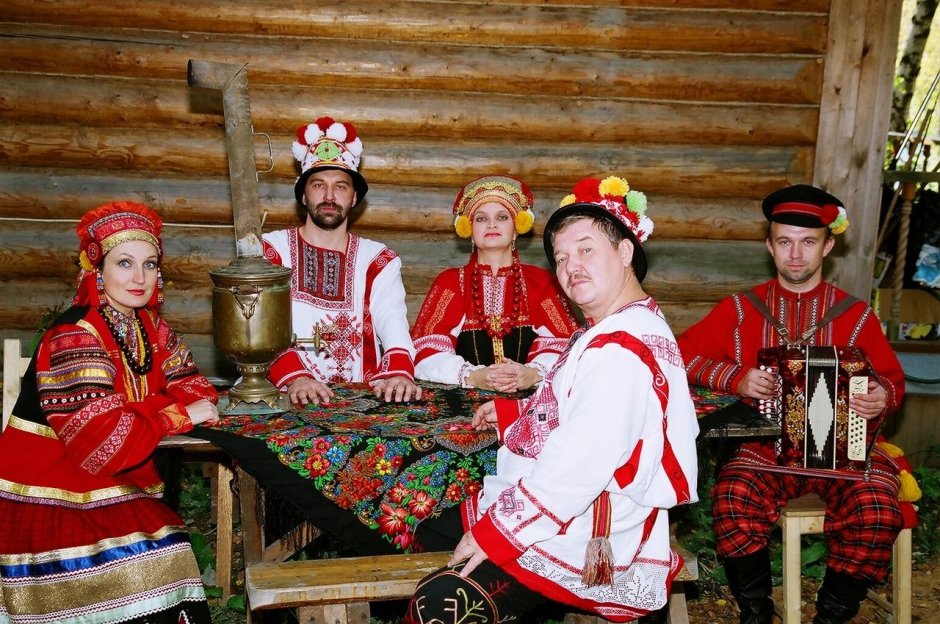 Свадебное платье в Славянском стиле