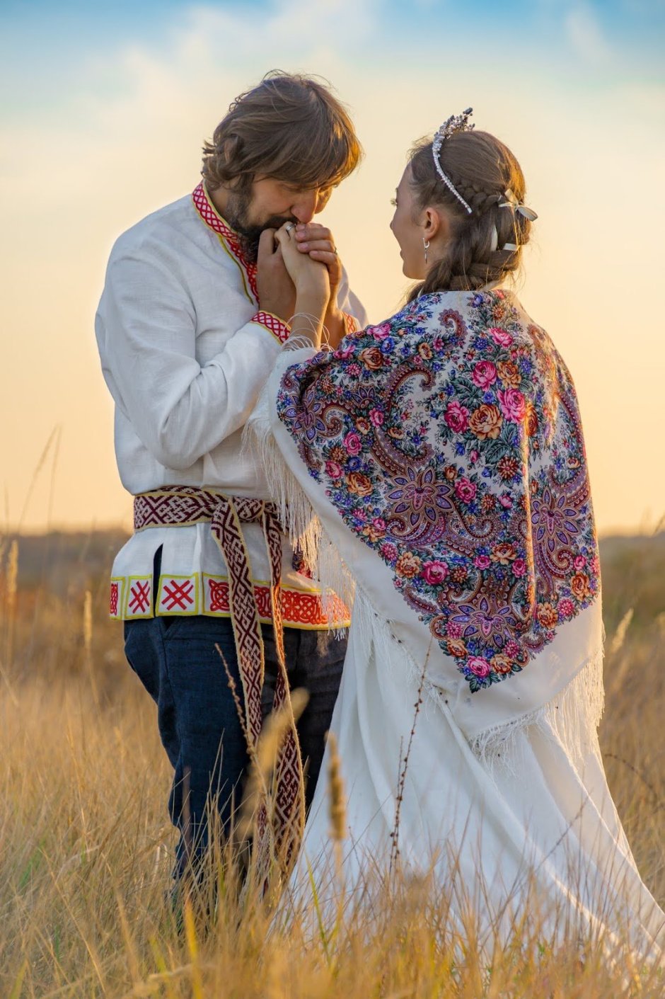 Славянские костюмы на свадьбу