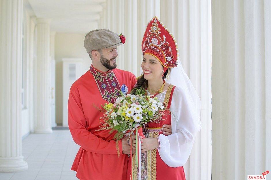 Свадьба в русском стиле