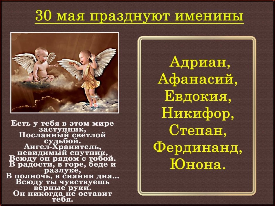 Поздравления с днем ангела православные