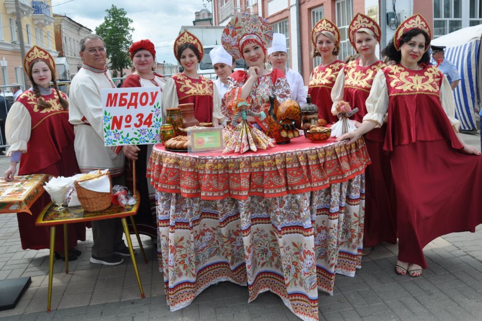 Ярмарка осенняя красивый стол