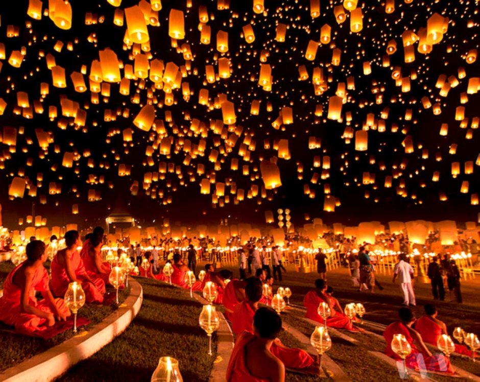 Фестиваль фонарей в Тайланде 2020