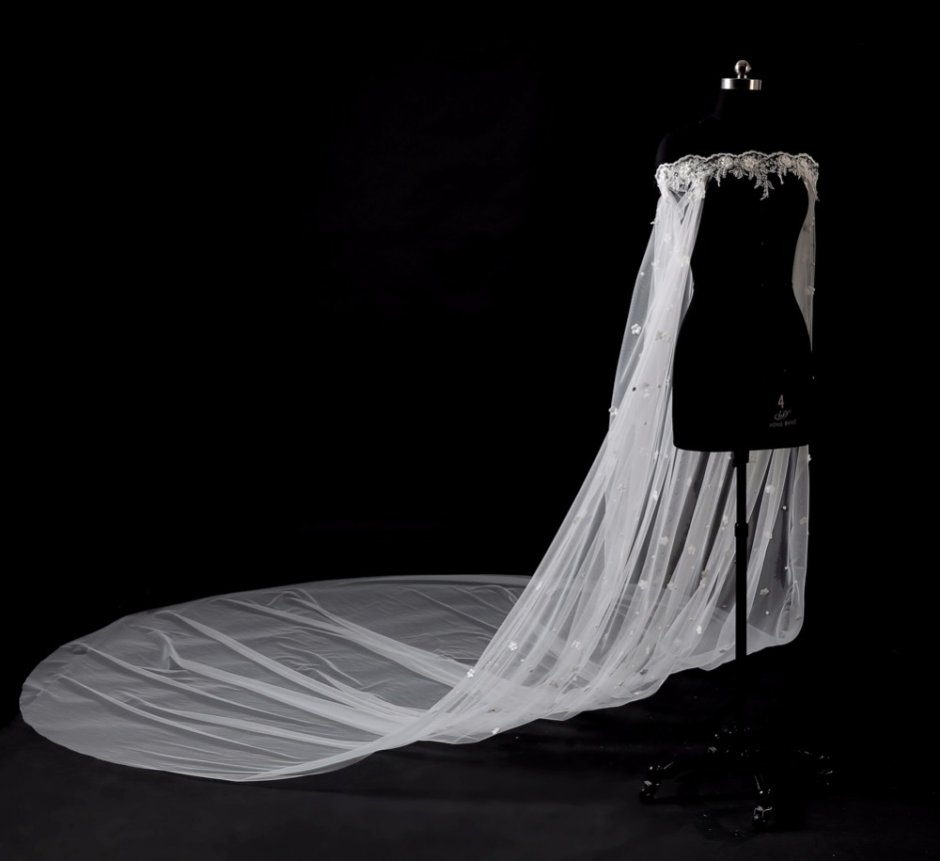 Накидка на свадебное платье