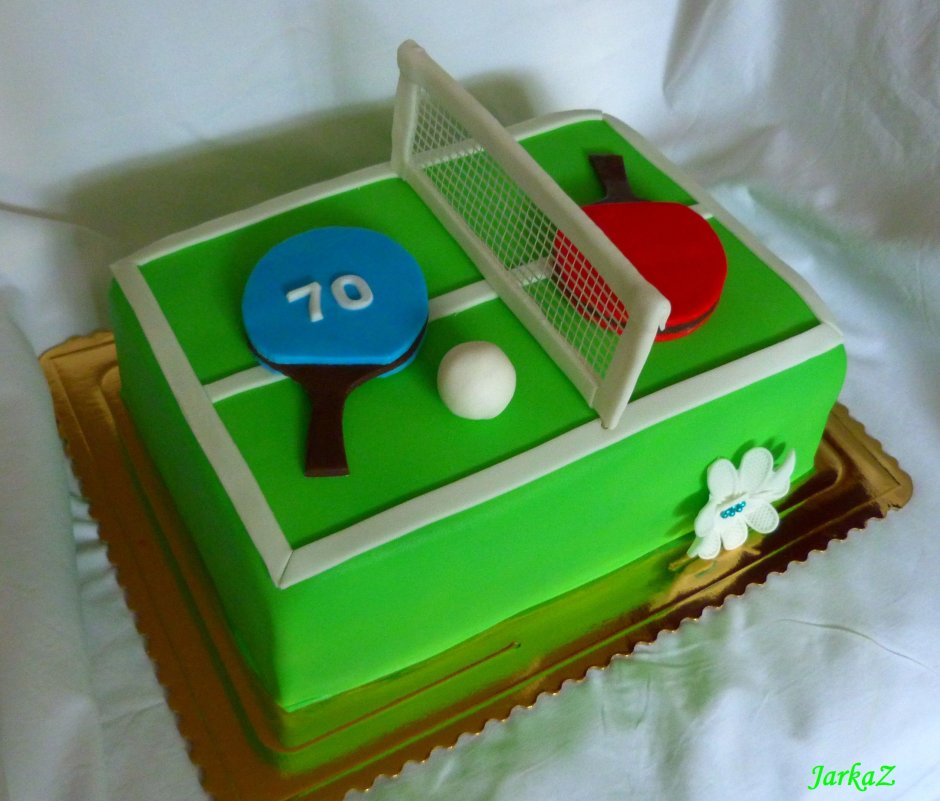Торт ракетка для настольного тенниса