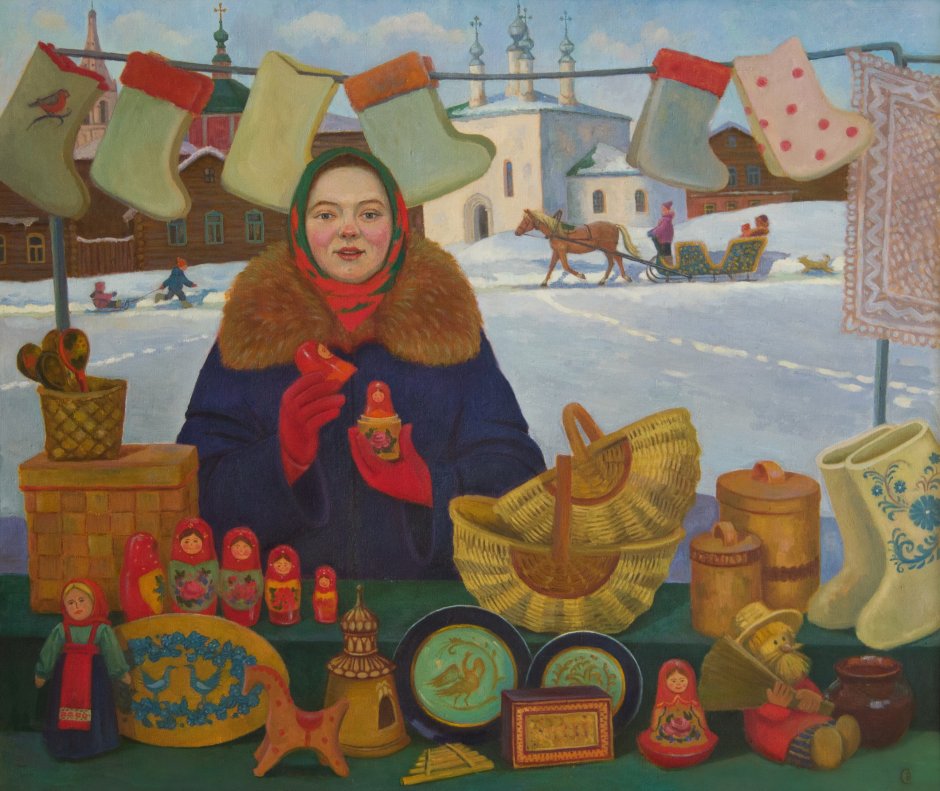 Ярмарка картины русских художников