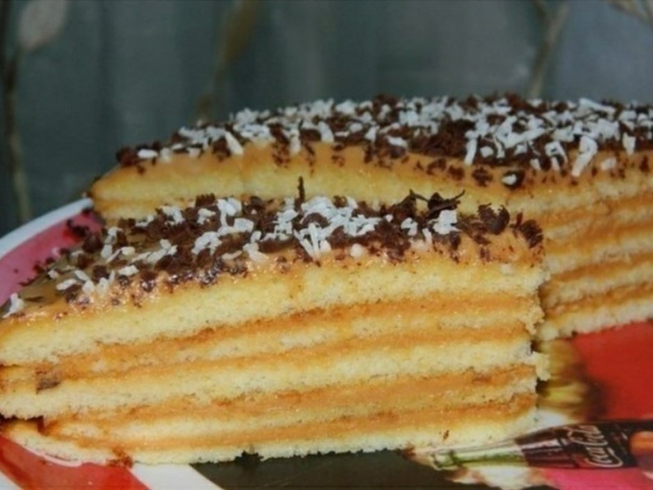 Торт пропитанный сгущенкой