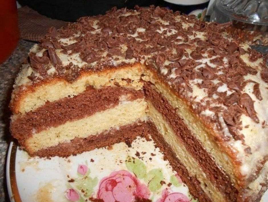 Домашний тортик на кефире