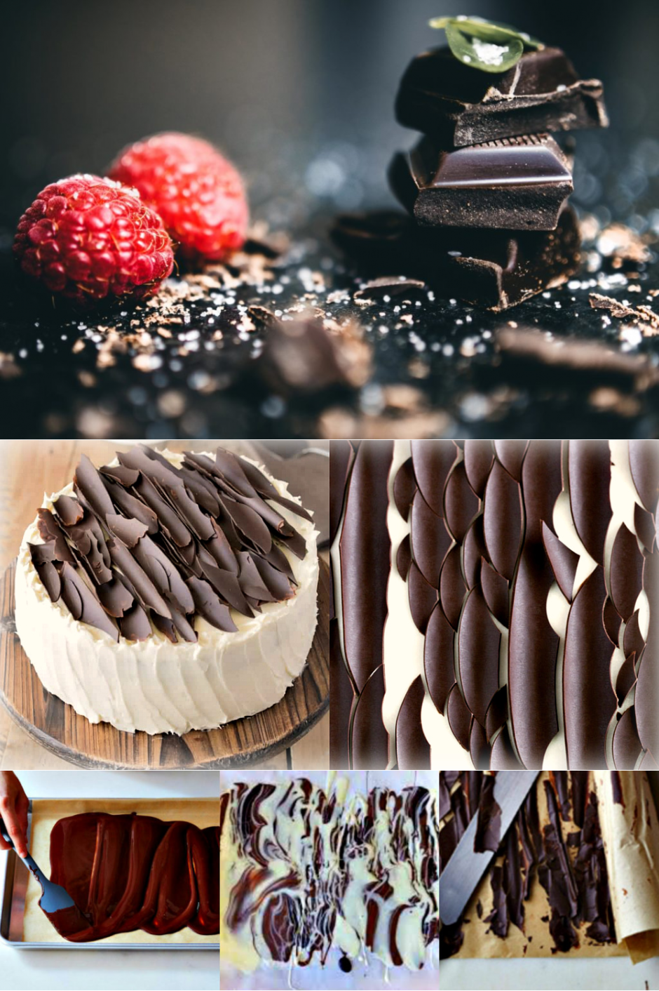 Шоколадные штучки для торта
