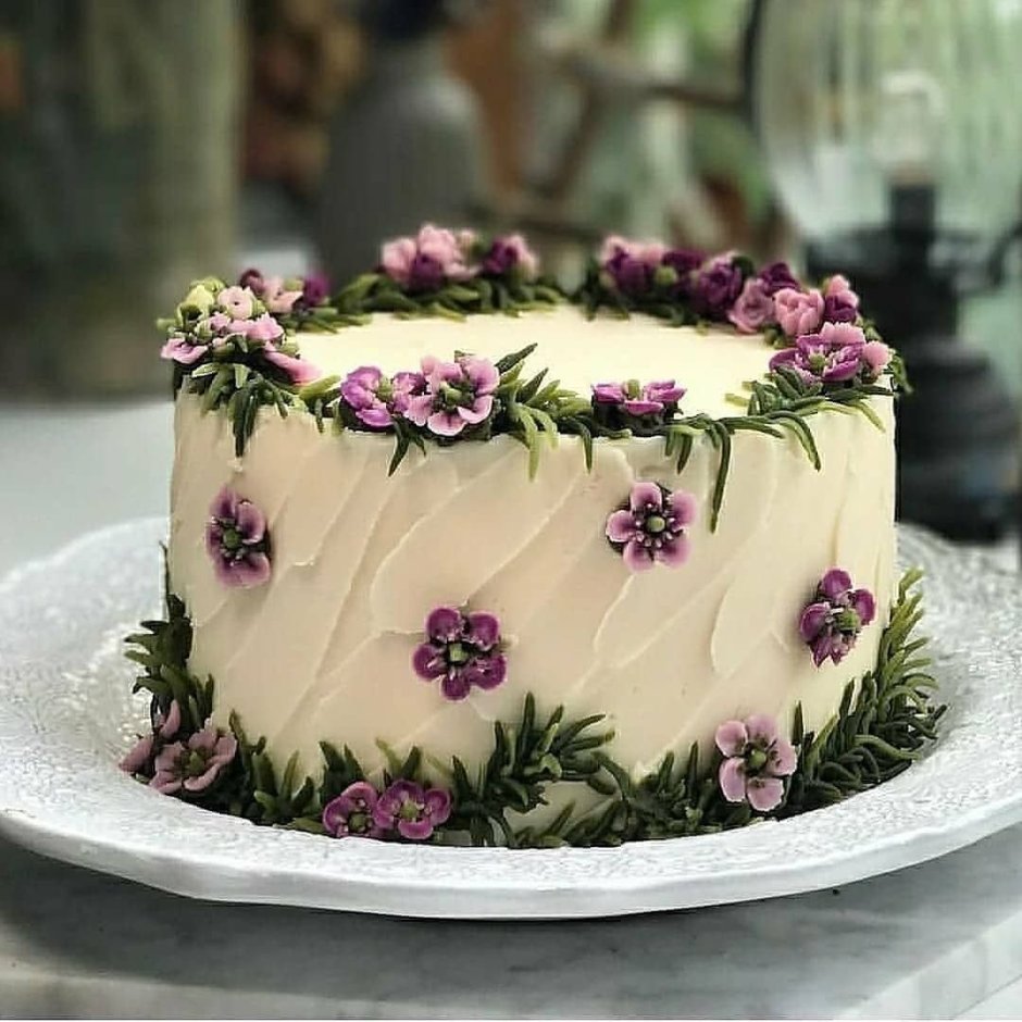 Торт с сухоцветами
