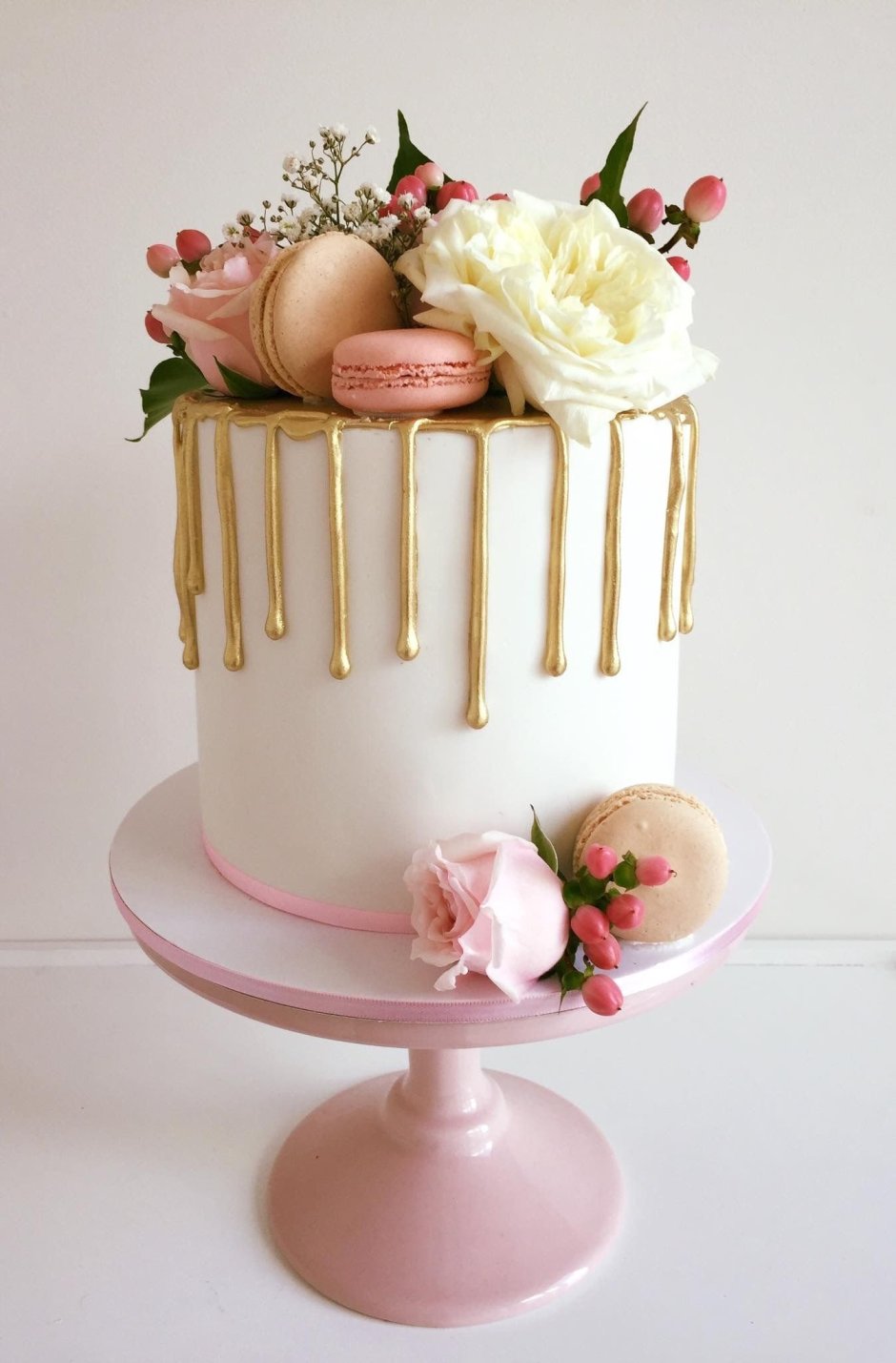 Красивые тортики с цветами