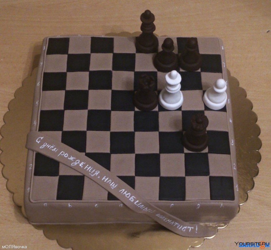 Торт шахматный квадратный