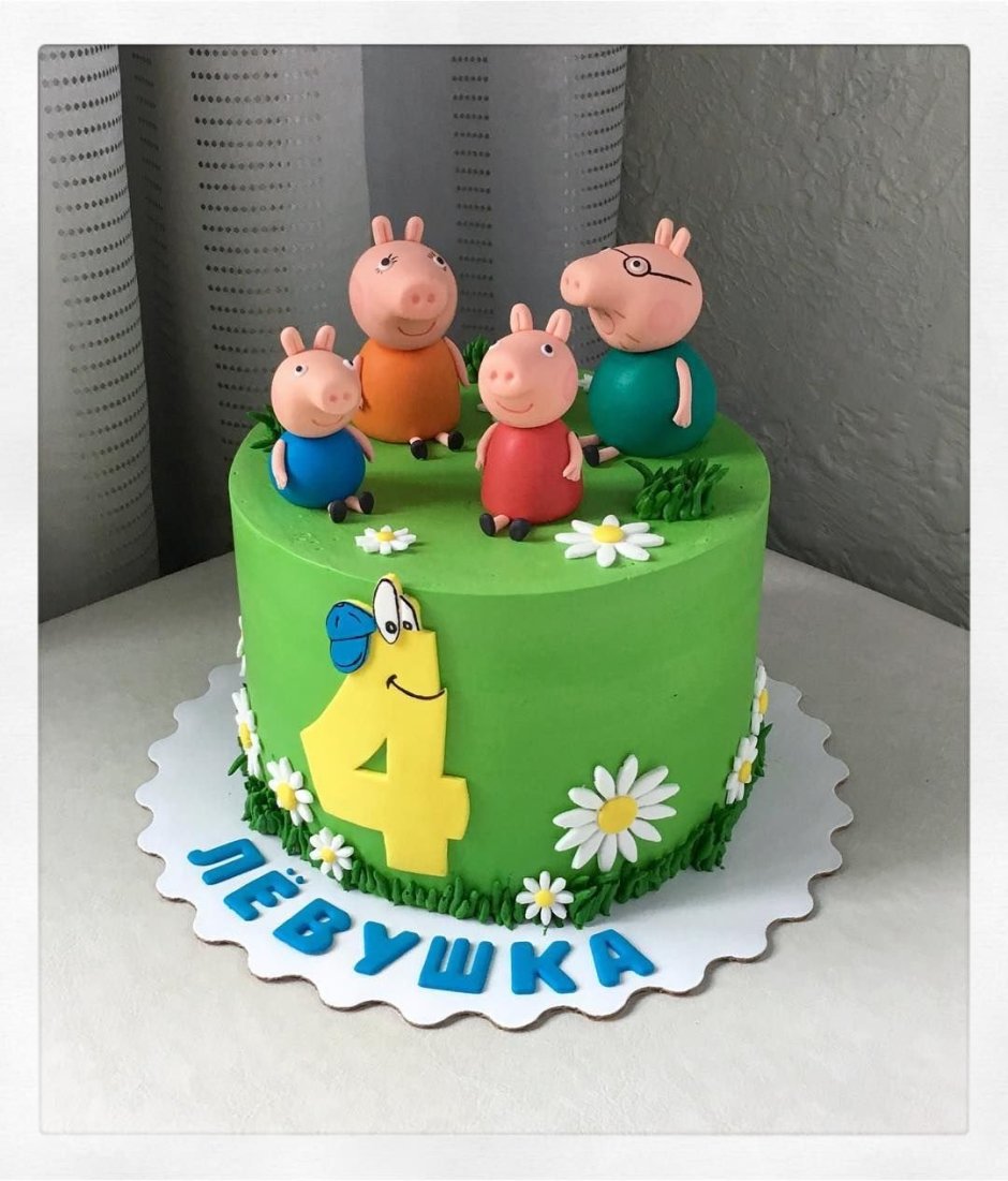 Торт со свинкой